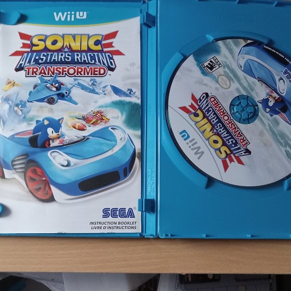 Sonic & All-Stars Racing Transformed Nintendo Wii-U Video Game - Picture 2 of 2